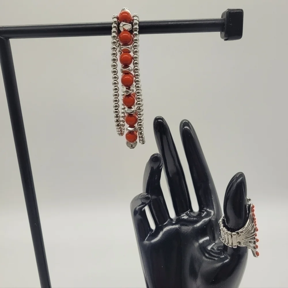 Paparazzi Jewelry Collection Bracelet and Ring (Bahama)​​​